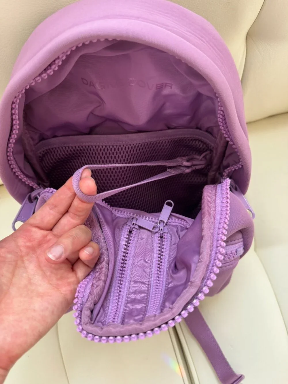 Dagne Dover small Dakota backpack lilac purple travel lavender sport school cute